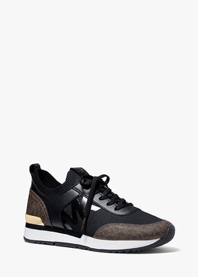 michael kors jenkins mixed media trainer