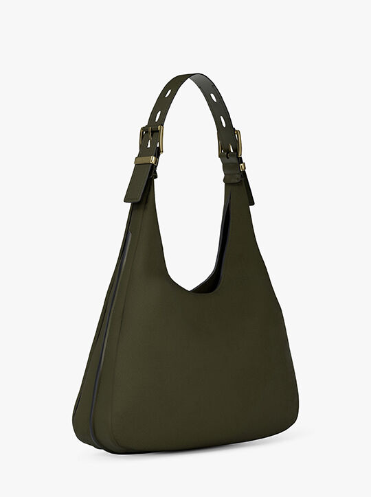 michael kors nolita large nubuck hobo shoulder bag
