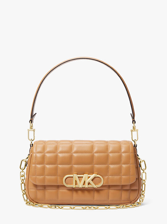 حقيبة كتف باركر جلدية مبطنة متوسطة الحجم michael kors حقيبة كتف باركر جلدية مبطنة متوسطة الحجم