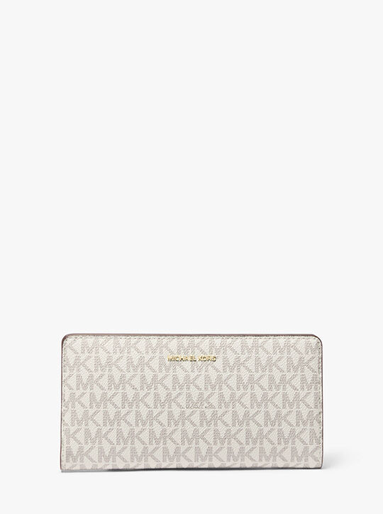 michael kors bryant large signature logo snap front wallet