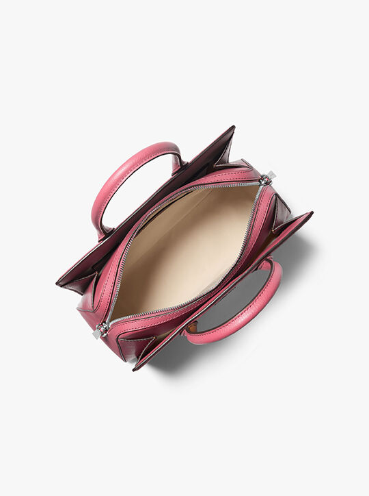 Laila Medium TK Leather Satchel michael kors laila medium tk leather satchel