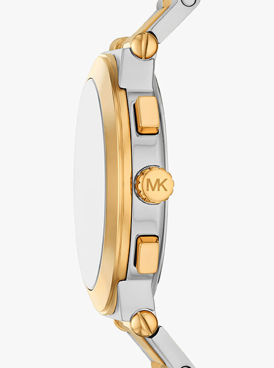 Oversized Billie Two-Tone Watch michael kors oversized billie two tone watch