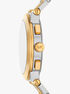 Oversized Billie Two-Tone Watch michael kors oversized billie two tone watch