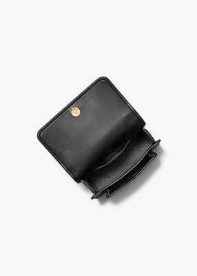 michael kors claire small pebbled leather convertible shoulder bag