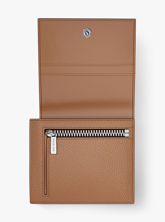 michael kors محفظة هدسون الجلدية المحببة