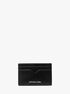 michael kors hudson pebbled leather card case