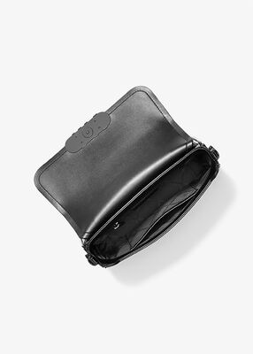 michael kors حقيبة كتف باركر جلد لامع