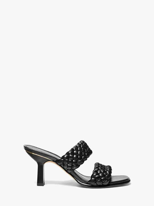 michael kors nadia braided mule