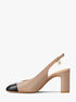 michael kors piper flex leather slingback pump