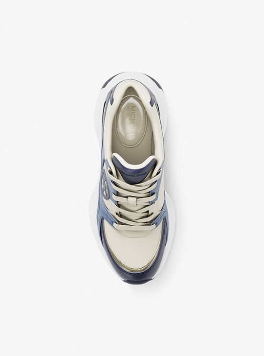Zuma Leather Trainer, FRCH BLU MLT | Michael Kors KSA