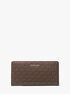 michael kors bryant large signature logo snap front wallet