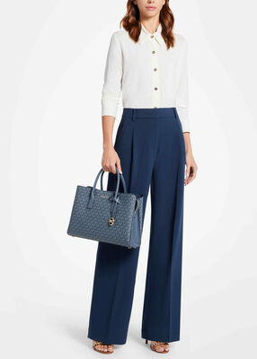 michael kors حقيبة روثي الكبيرة بالشعار المميز