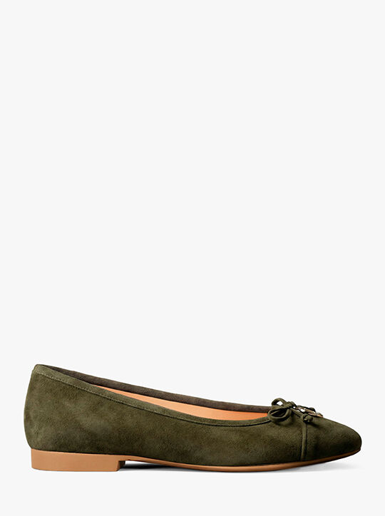 michael kors piper flex suede ballet flat