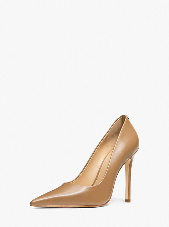 michael kors elyse leather pump