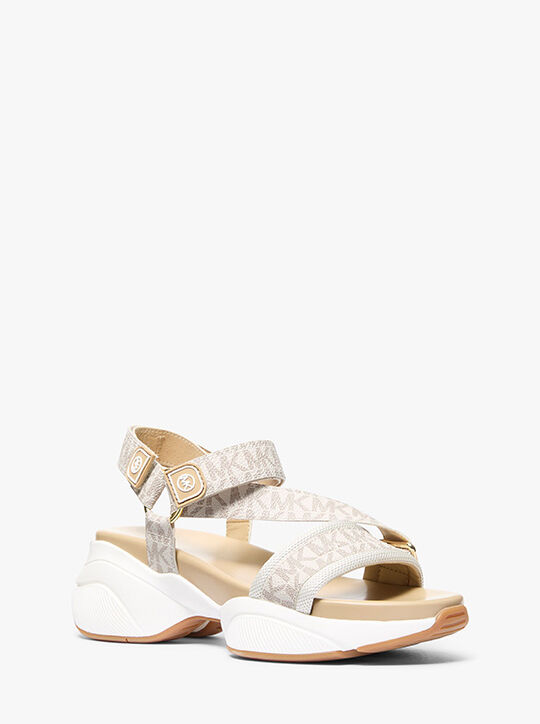 michael kors صندل باوي ذو نعل سميك