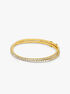 michael kors precious metal plated brass double wrap tennis bracelet