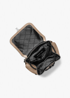 michael kors حقيبة هودسون الجلدية الطيارية