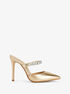 Jessa Embellished Metallic Leather Mule michael kors jessa embellished metallic leather mule