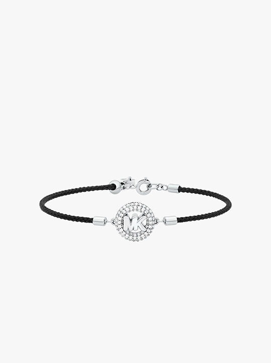 michael kors pav  logo corded bracelet