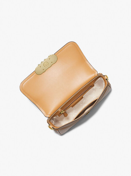 michael kors parker medium leather shoulder bag