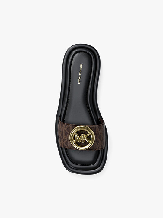 michael kors صندل ميلانو بشعار الماركة