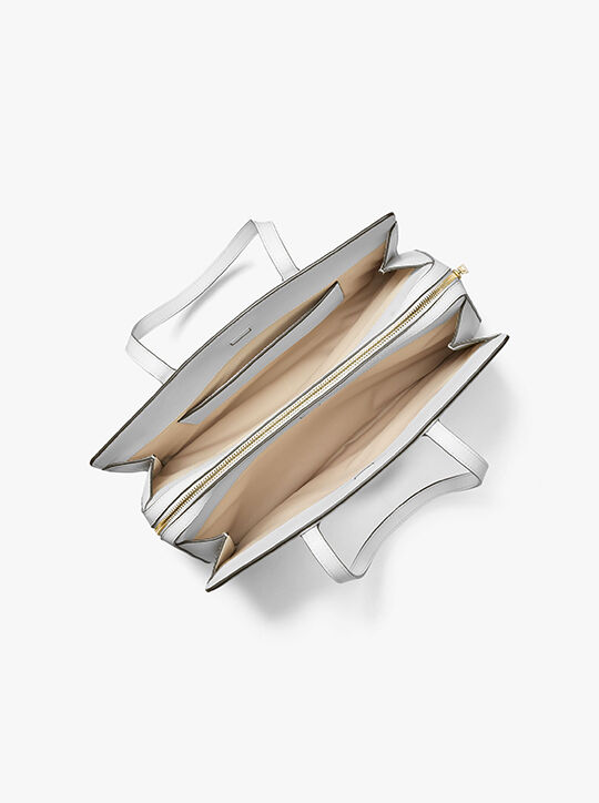 حقيبة ليلى الجلدية متوسطة الحجم michael kors حقيبة ليلى الجلدية متوسطة الحجم