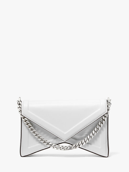 michael kors manhatta leather shoulder bag