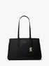 michael kors laila medium leather tote bag