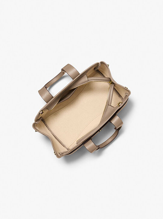 michael kors حقيبة رومي الصغيرة المصنوعة من الجلد المحبب