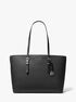 Quinn Large Signature Logo and Leather Tote Bag michael kors quinn large signature logo and leather tote bag