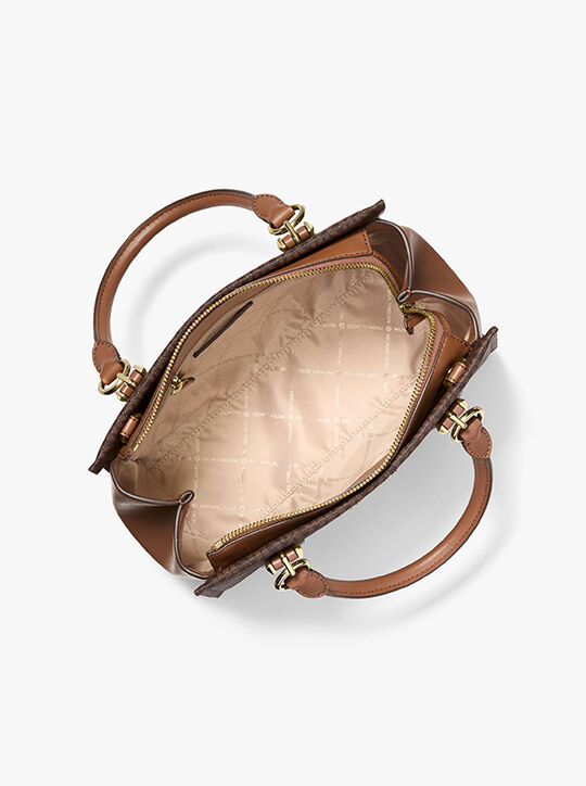 Marilyn Medium Signature Logo Convertible Satchel michael kors marilyn medium signature logo convertible satchel