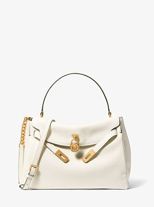 Hamilton Moderne Large Textured Leather Slouchy Satchel michael kors hamilton moderne large textured leather slouchy satchel