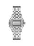 Oversized Wolfe Silver-Tone Watch and Bracelet Set michael kors oversized wolfe silver tone watch and bracelet set