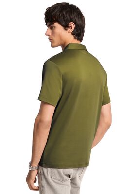 michael kors embroidered logo cotton polo shirt