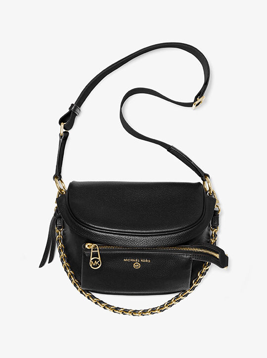 michael kors حقيبة سلاتر جلدية متوسطة