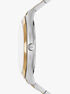 Michael Kors Slim Runway Three-Hand Two-Tone Stainless Steel Watch