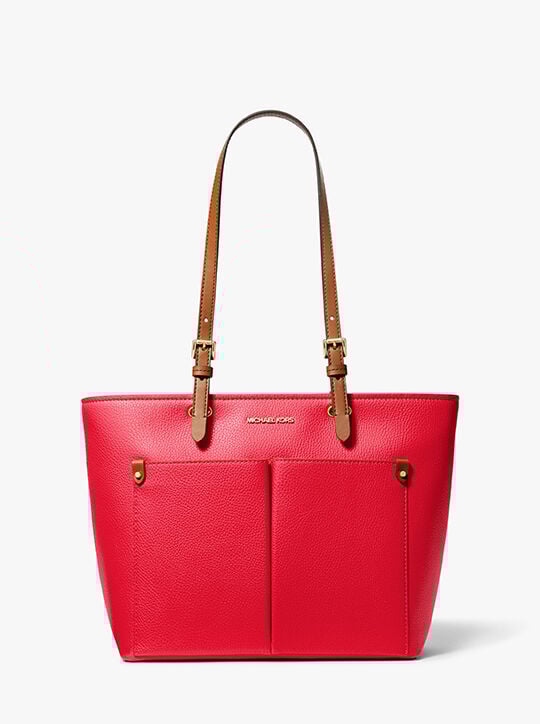 حقيبة يد جت سيت متوسطة الحجم بجيوب جلدية مرصعة بالحصى michael kors حقيبة يد جت سيت متوسطة الحجم بجيوب جلدية مرصعة بالحصى