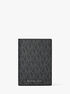 Hudson Signature Logo Bi-Fold Card Case michael kors hudson signature logo bi fold card case