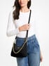 michael kors jet set medium nylon gabardine crossbody bag