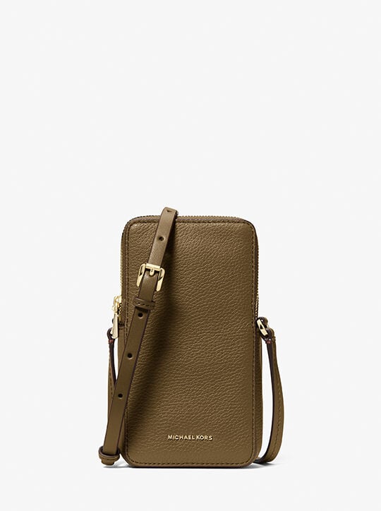Jet Set Small Pebbled Leather Smartphone Crossbody Bag michael kors jet set small pebbled leather smartphone crossbody bag