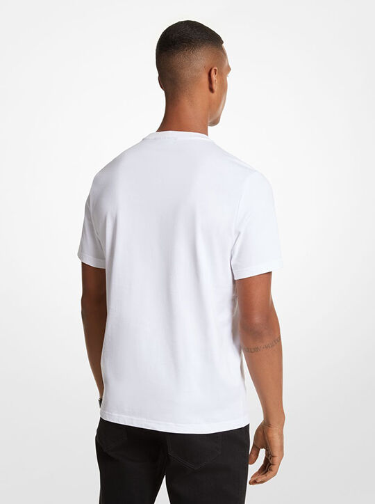 michael kors empire logo cotton t shirt