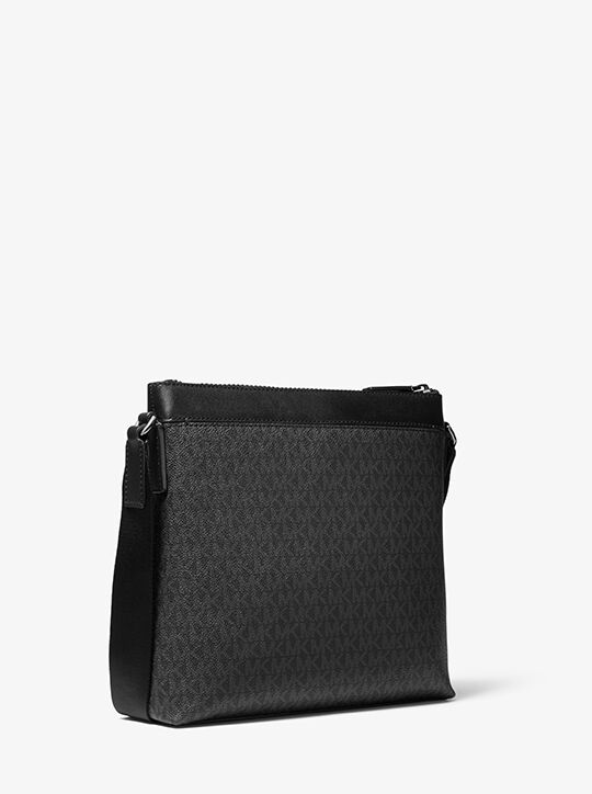michael kors greyson logo messenger bag
