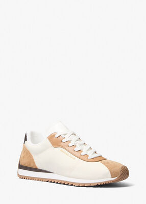 michael kors rhodes mixed media trainer
