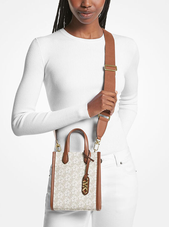 michael kors gigi extra small empire signature logo crossbody bag