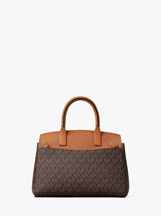 Landry Small Signature Logo Satchel michael kors landry small signature logo satchel