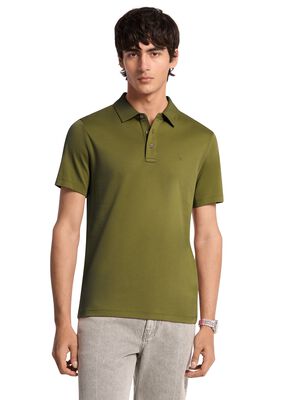 michael kors embroidered logo cotton polo shirt