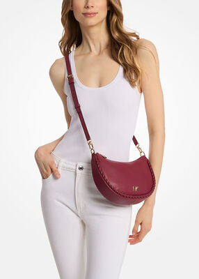 michael kors kyla small leather convertible pochette