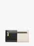 michael kors reed large two tone pebbled leather wallet
