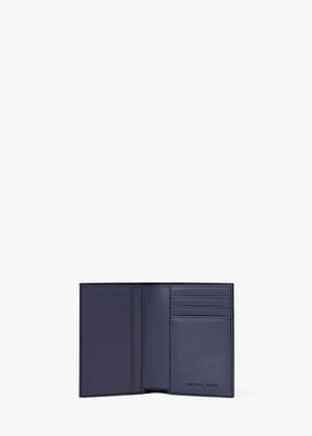 michael kors حافظة بطاقات هدسون فوليو بشعار الماركة