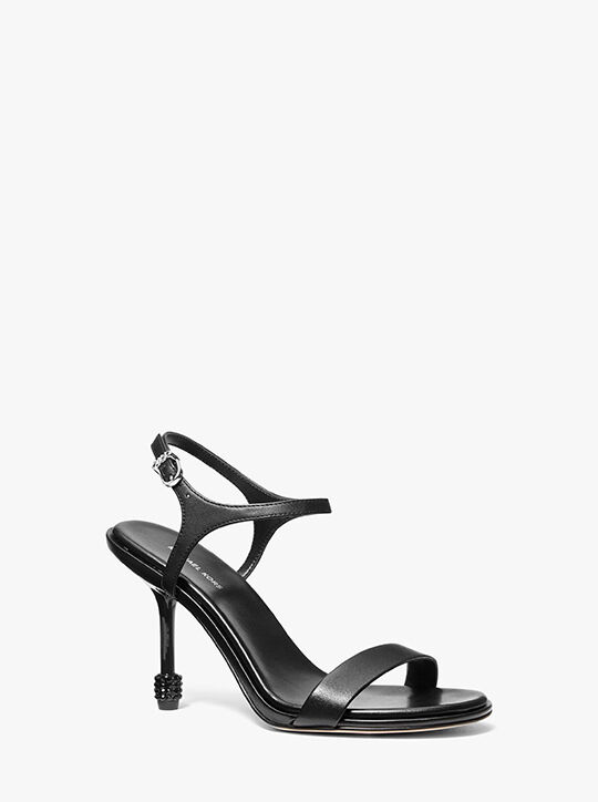 michael kors ivy leather sandal